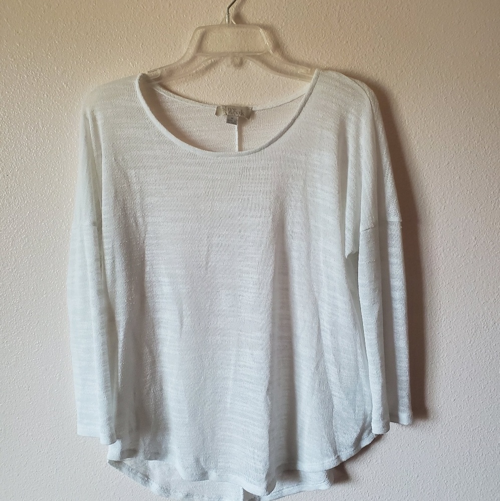 White long sleeve shirt